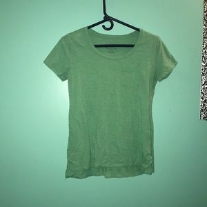 Light green tee shirt